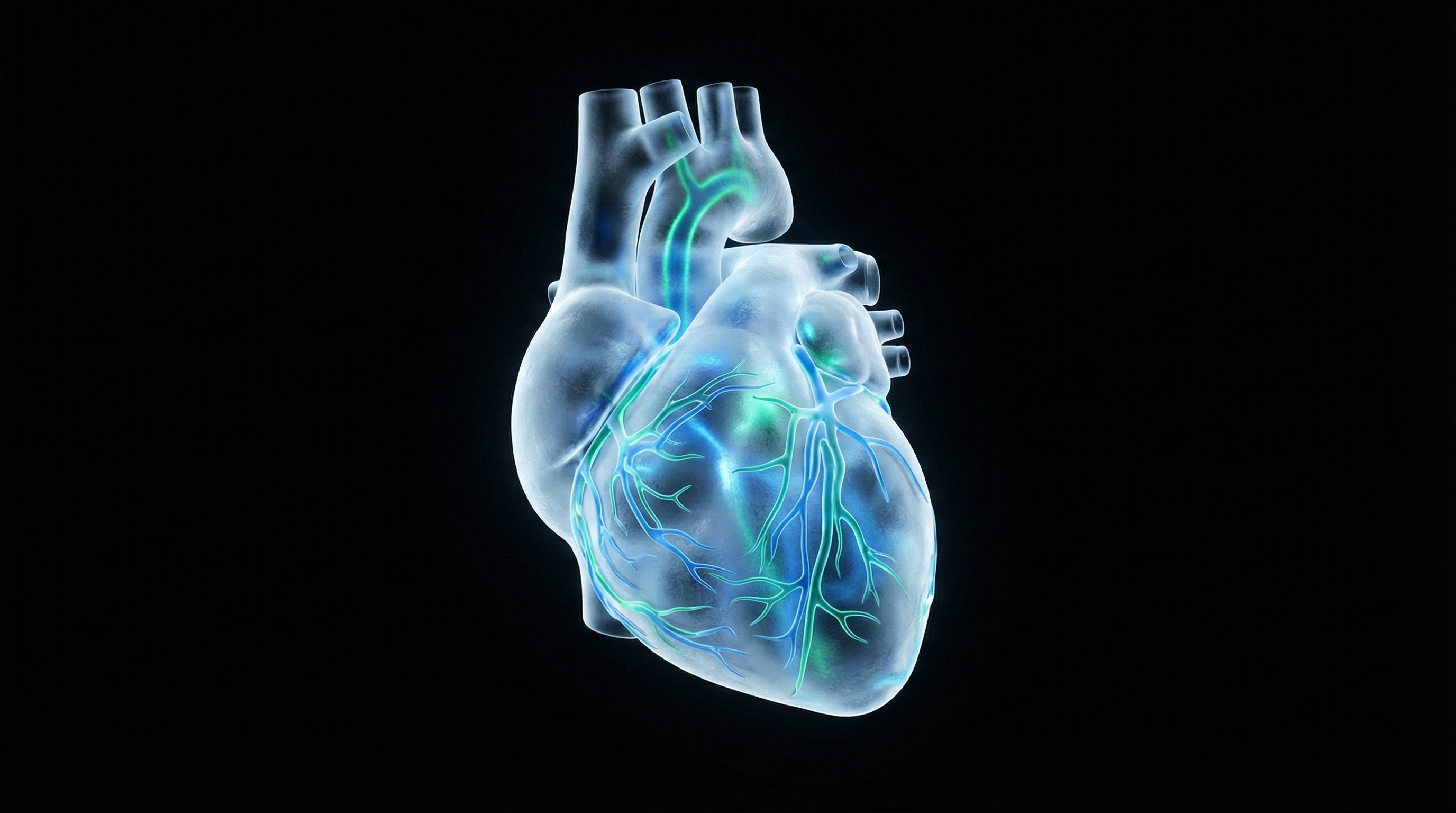 3D Glass Heart Anatomy